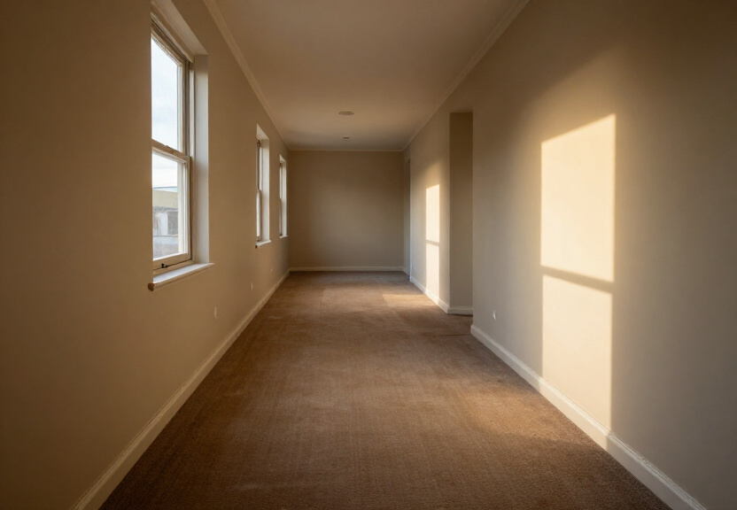 Restored living room in Bilgola Beach after flood damage repair