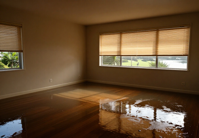 Water-damaged carpet in Bilgola Beach home